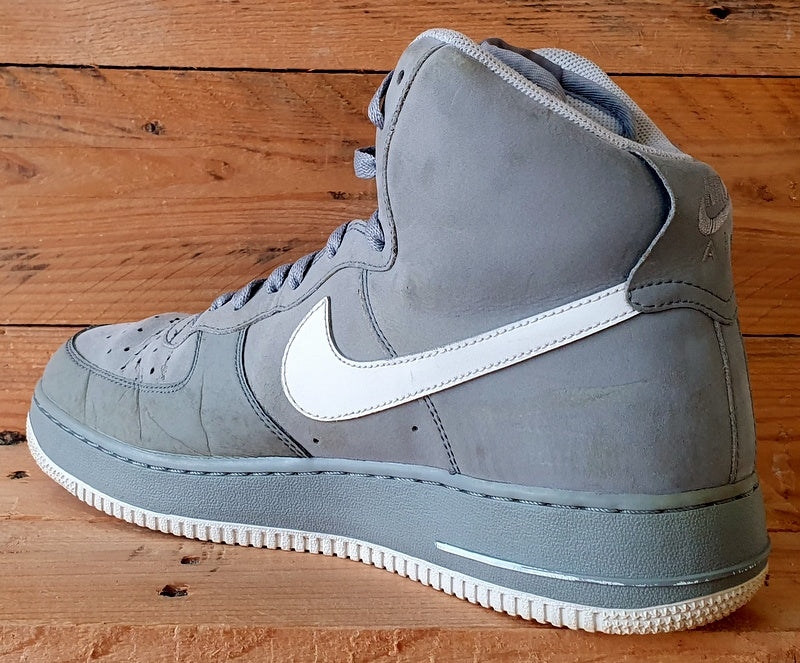 Nike Air Force 1 Mid Suede Trainers UK8/US9/EU42.5 315121-002 Grey/White