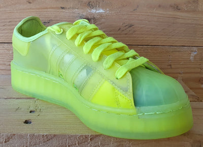 Adidas Originals Superstar Jelly Low Trainers UK6/US7.5/EU39 FX2987 Solar Yellow