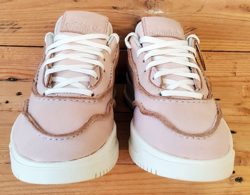 Adidas SC Premiere Low Leather Trainers UK5.5/US6/EU38.5 EH1093 Raw White/Pink