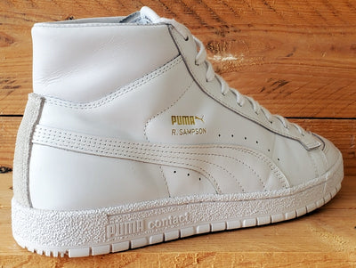 Puma Ralph Sampson 70 Mid Leather Trainers UK7.5/US8.5/EU41 382523-01 White