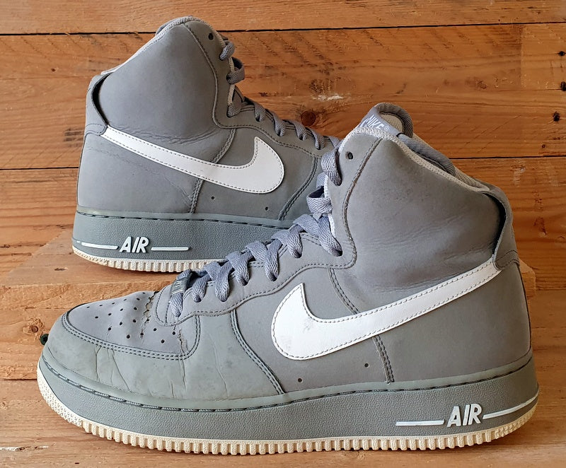 Nike Air Force 1 Mid Suede Trainers UK8/US9/EU42.5 315121-002 Grey/White