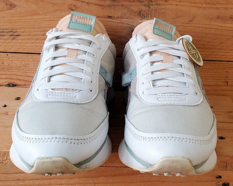 Puma Future Rider Marshmallow Suede Trainers UK7/US9.5/E40.5 374665-02 Grey/Pink
