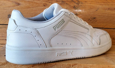 Puma Rebound Low Leather Trainers UK10/US11/EU44.5 380747-02 Triple White