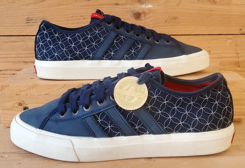 Adidas Matchcourt Low Canvas/Suede Trainers UK7.5/US8/EU41 BB8834 Navy