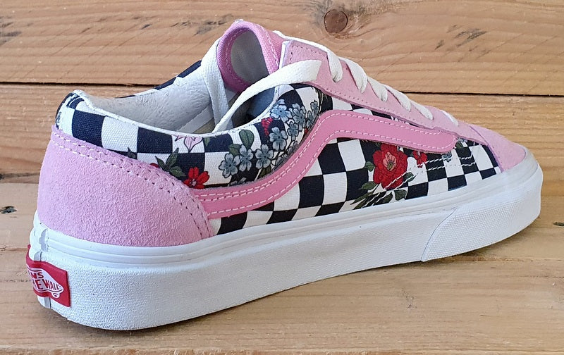 Vans Off The Wall Trainers UK5/US7.5/EU38 721278 Rosebloom Floral Checkerboard