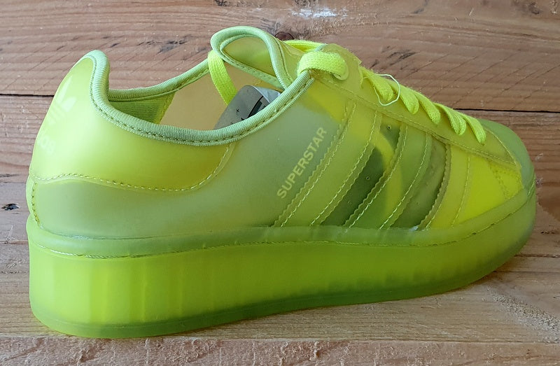 Adidas Originals Superstar Jelly Low Trainers UK6/US7.5/EU39 FX2987 Solar Yellow