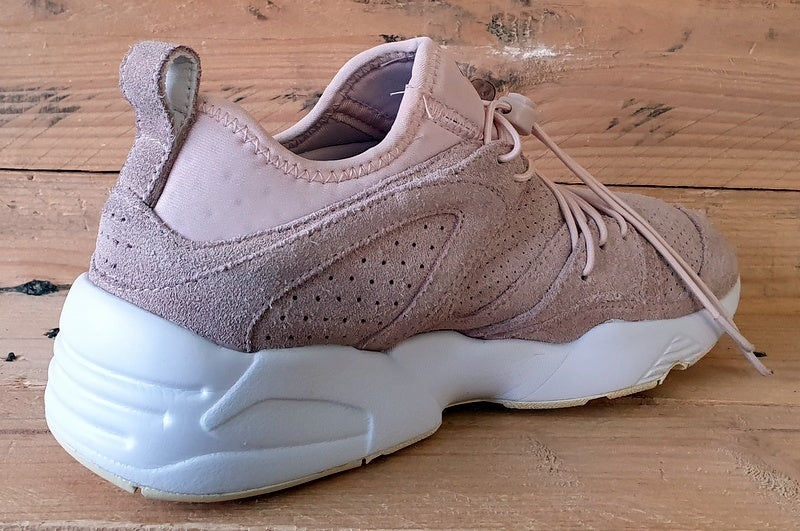 Puma Blaze Of Glory Low Suede Trainers UK5 US7.5 EU38 360412 04 Pink White VintageTrainers