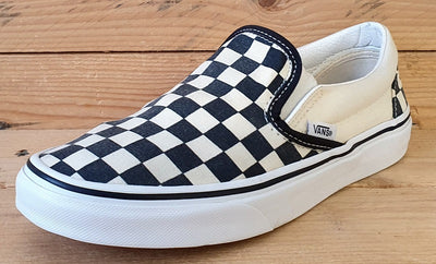 Vans Old Skool Low Canvas Trainers UK5/US7.5/EU38 751505 Cream Checkerboard