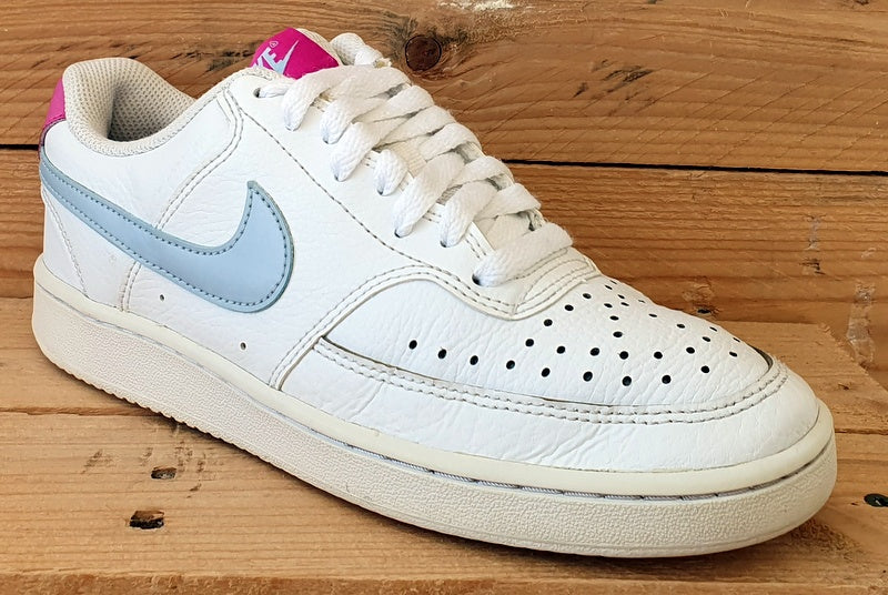 Nike Court Vision Low Leather Trainers CD5434-104 White/Pink UK3.5/US6/US36.5