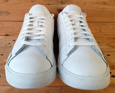 Nike Blazer Low LE Leather Trainers UK10/US11/E45 AQ3597-100 Triple White