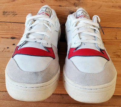 Adidas Rivalry Low Canvas/Suede Trainers UK11.5/US12/EU46.5 EF6418 White