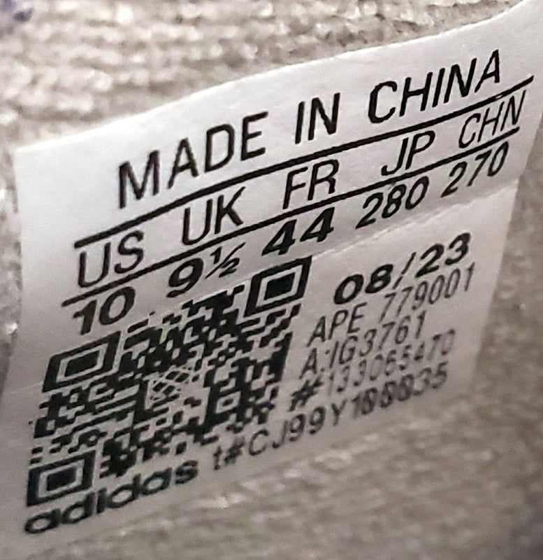 Adidas Forum Mod Low Leather Trainers UK9.5/US10/EU44 IG3761 Cloud White/Grey