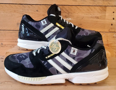 Adidas ZX 8000 Bape Undefeated Low Textile Trainers UK11/US11.5/E46 FY8852 Black