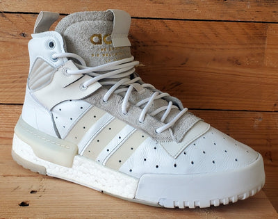 Adidas Rivalry RM Mid Leather Trainers UK8/US8.5/EU42 G27978 Triple White