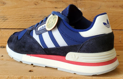 Adidas Treziod 2 Low Suede Trainers UK7.5/US8/EU41 GY0044 Victory Blue/White