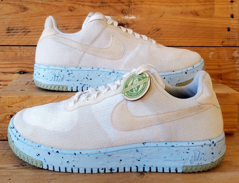 Nike Air Force 1 Crater Low Flyknit Trainers UK7/US9.5/EU41 DC7273-100 White