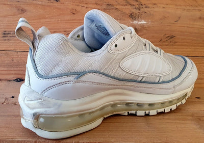 Nike Air Max 98 Leather/Textile Trainers UK5.5/US8/EU39 AH6799-114 Triple White