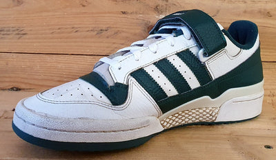 Adidas Originals Forum Low Leather Trainers UK9/UK9.5/EU43 GY5835 White/Green