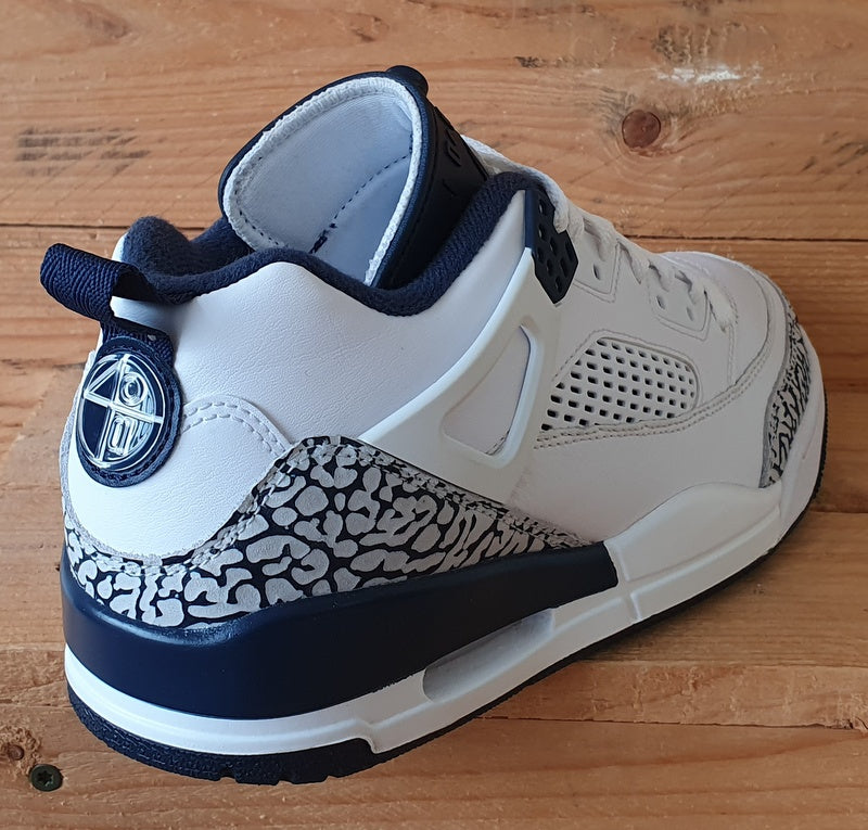 Nike Jordan Spizike Low Leather Trainers UK7.5/US8.5/EU42 FQ1759-104 White/Navy