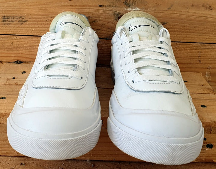 Nike Drop Type Lx Leather Trainers CN6916 100 Triple White UK9.5 US10.5 EU44.5 VintageTrainers