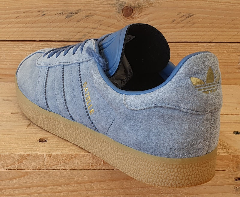 Adidas Gazelle Low Suede Trainers UK8/US8.5/EU42 AQ0915 Grey/Gum Sole