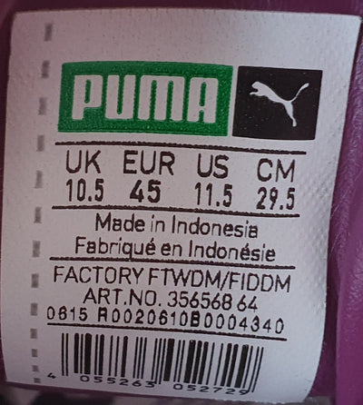 Puma Suede Classic Low Trainers UK10.5/US11.5/EU45 3556568 64 Plum Purple/White