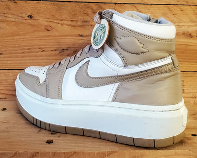 Nike Air Jordan 1 Elevate Mid Leather Trainers UK5/US7.5/EU38.5 Vachetta Tan
