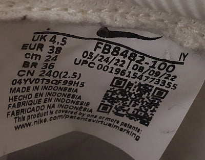 Nike Dunk Mid Suede/Leather Trainers UK4.5/US7/EU38 FB8482-100 Light Orewood