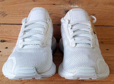 Adidas Swift Run Low Textile Trainers UK3.5/US4/EU36 FY2149 Triple White