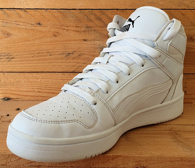 Puma Rebound Layup Mid Leather Trainers UK10/US11/EU44.5 369573-03 White