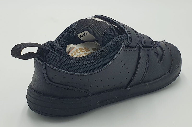 Nike Pico 5 Low Leather Kids Trainers AR4162-001 Triple Black UK6.5/US7C/EU23.5