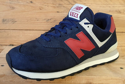 New Balance Classics 574 Low Suede Trainers UK10/US10.5/EU44.5 ML574PN2 Navy