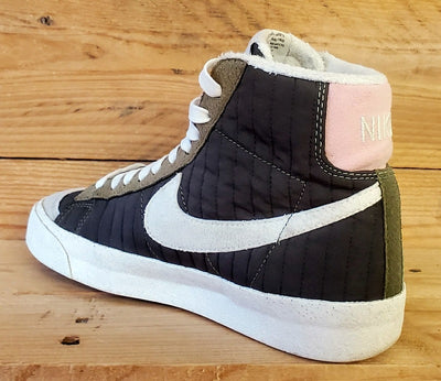 Nike Blazer 77 Premium Mid Trainers UK3/US3.5Y/EU35.5 DO5216-331 Oil Green