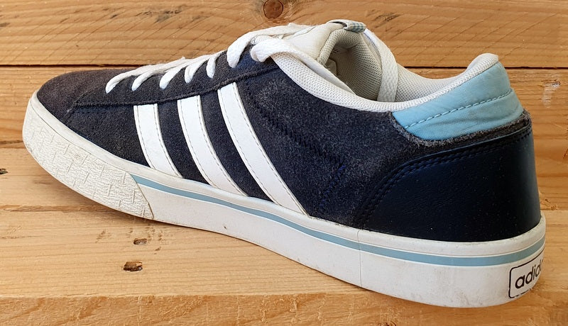 Adidas ST Neo Daily Suede Trainers F38513 Navy/Blue/White UK9.5/US10/EU44