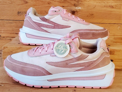 Fila Ray Low Textile/Suede Trainers UK5.5/US6.5/EU39 3RM01683-661 Pink/White