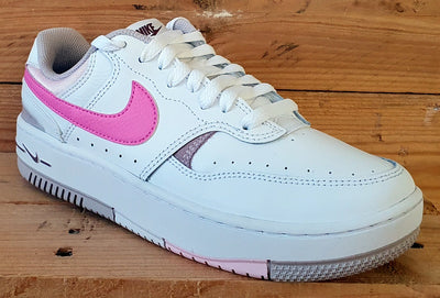 Nike Gamma Force Low Leather Trainers UK5/US7.5/EU38.5 FZ3613-100 White/Pink