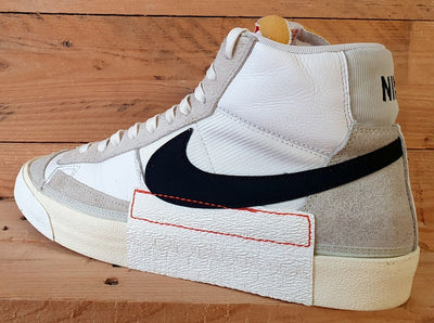 Nike Blazer Mid Pro Club Leather Trainers UK10/US11/E45 DQ7673-100 White/Black