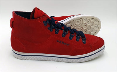Adidas Honey Hook Mid Suede Trainers G95625 Red/Navy/White UK7/US8.5/EU40.5