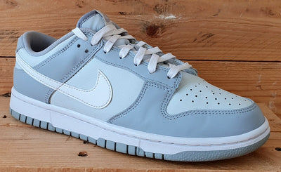 Nike Dunk Low Leather Trainers UK7/US8/EU41 DJ6188-001 Two Tone Grey