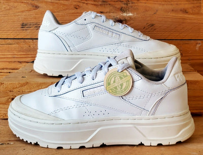 Reebok Club C Double Geo Low Leather Trainers UK5/US7.5/EU38 H69140 White