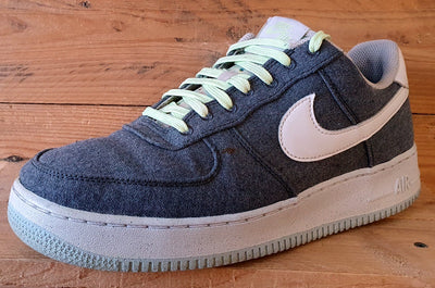 Nike Air Force 1 Low Recycled Canvas Trainers UK9.5/US10.5/E44.5 CN0866-002 Grey