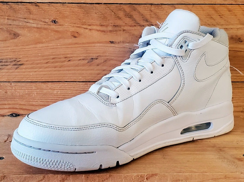 Nike Air Flight Legacy Leather Trainers UK10/US11/EU45 BQ4212-101 Triple White