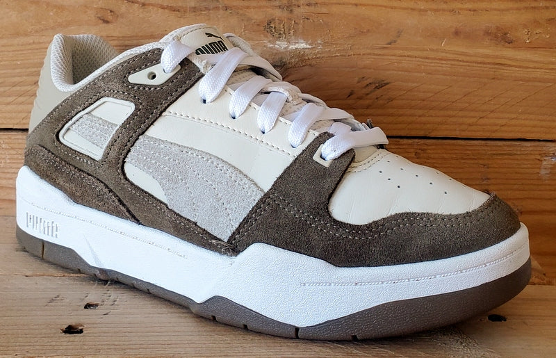 Puma Slipstream Low Leather Trainers UK7/US8/EU40.5 392108-03 Cream/Brown