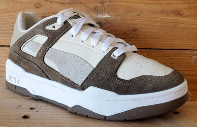 Puma Slipstream Low Leather Trainers UK7/US8/EU40.5 392108-03 Cream/Brown