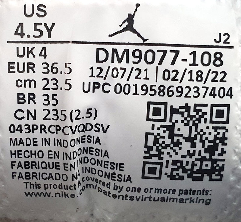 Nike Air Jordan 1 Mid Leather Trainers DM9077-108 Madder Root UK4/US4.5Y/EU36.5