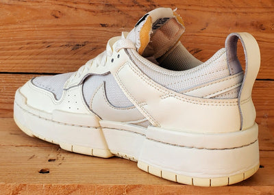 Nike Dunk Disrupt Low Leather Trainers UK6/US8.5/EU40 CK6654-105 Coconut Milk