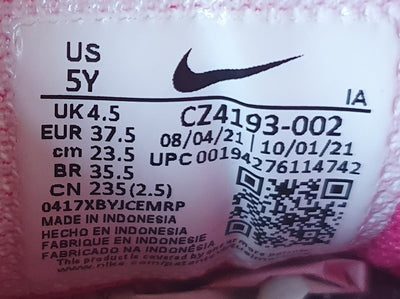 Nike Air Max Invigor Low Trainers UK4.5/US5Y/EU37.5 CZ4193-002 Black Watermelon