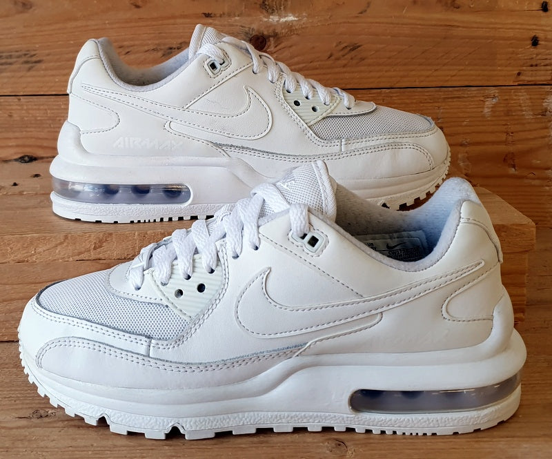 Nike Air Max Wright GS Low Trainers UK3/US3.5Y/EU35.5 CW1755-100 Triple White