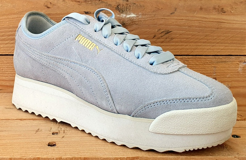 Puma Roma Amor Low Suede Trainers 370946-03 Pale Blue/White UK6/US8.5/EU39