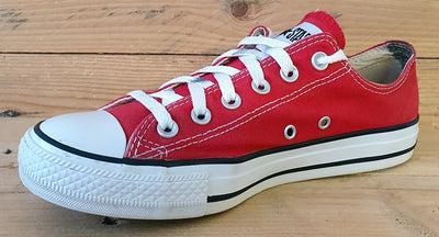 Converse Chuck Taylor All Star Canvas Trainers UK6/US8/EU39 M9696 Red/White